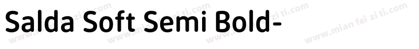 Salda Soft Semi Bold字体转换